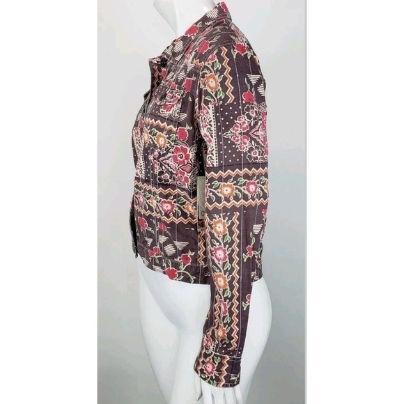 New Gramicci Jamie Button Up Boho Print Jacket - Picture 2 of 7